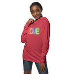 Hooded long-sleeve tee