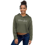 LOVE GOD Crop Hoodie