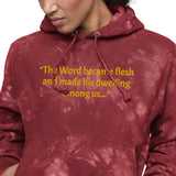 The Word Champion tie-dye hoodie