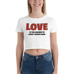 LOVE Women’s Crop Tee