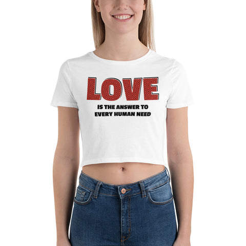 LOVE Women’s Crop Tee